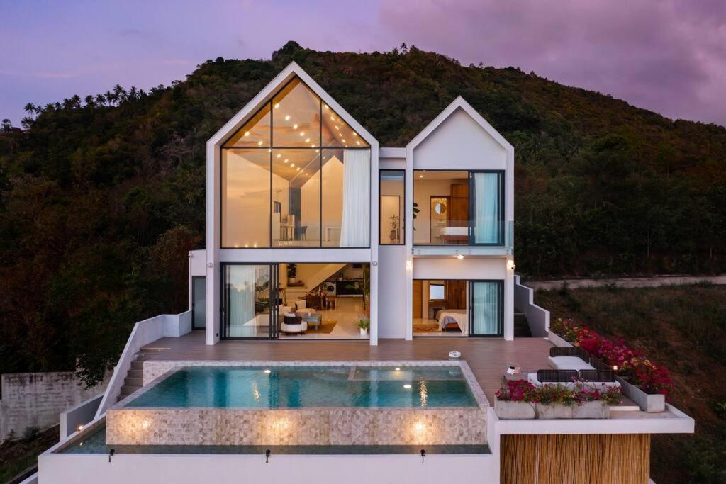 Villa Soma Samui 3 Bedroom Seaview Sunset Pool Villa 苏梅岛 外观 照片