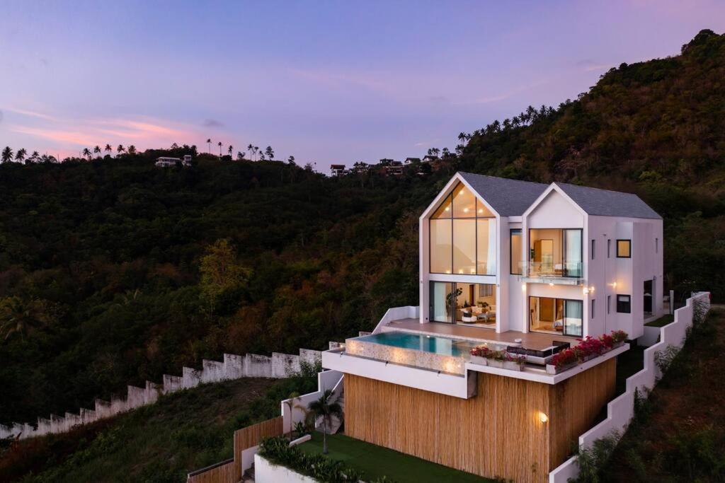 Villa Soma Samui 3 Bedroom Seaview Sunset Pool Villa 苏梅岛 外观 照片