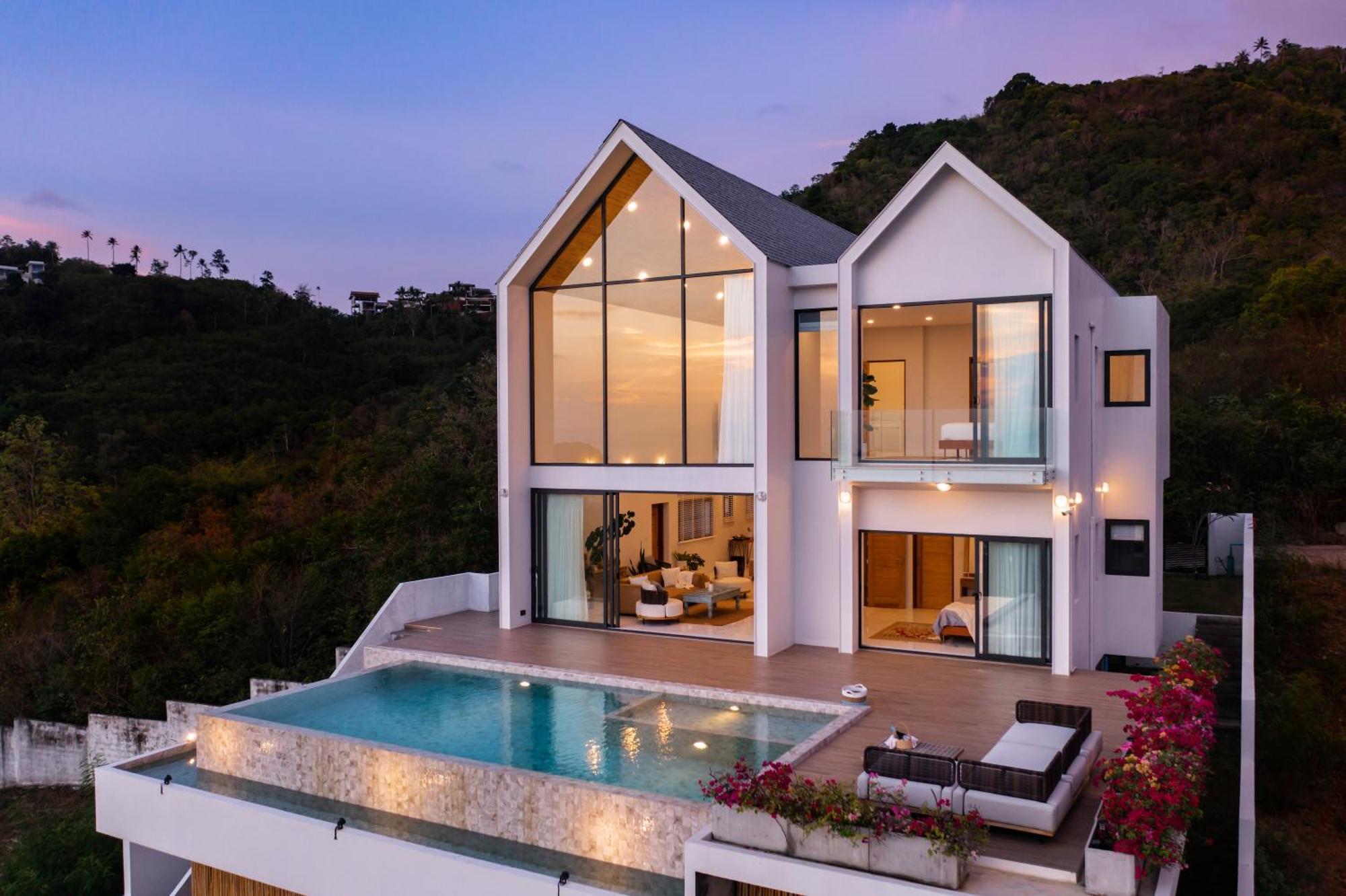 Villa Soma Samui 3 Bedroom Seaview Sunset Pool Villa 苏梅岛 外观 照片