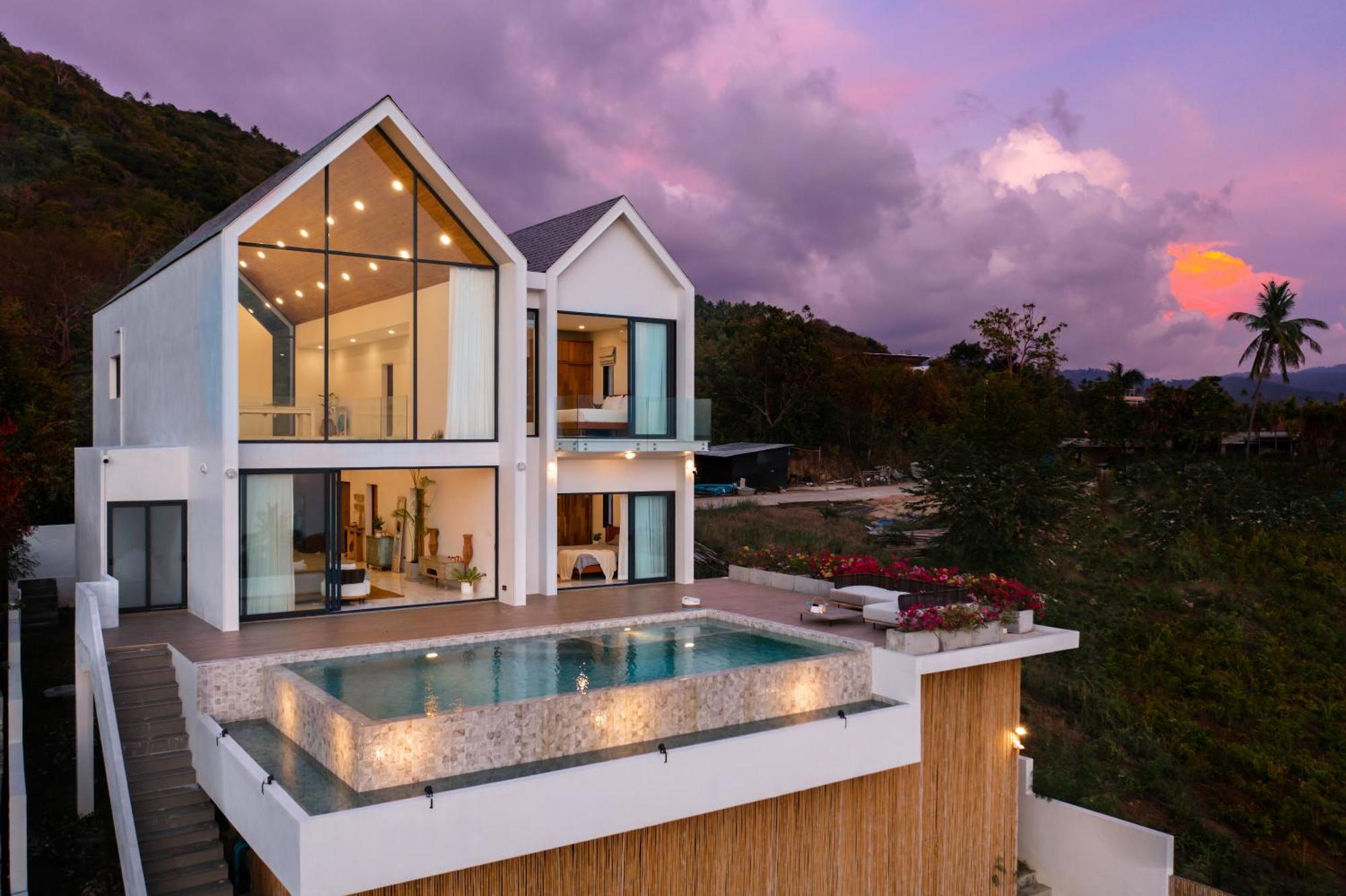 Villa Soma Samui 3 Bedroom Seaview Sunset Pool Villa 苏梅岛 外观 照片
