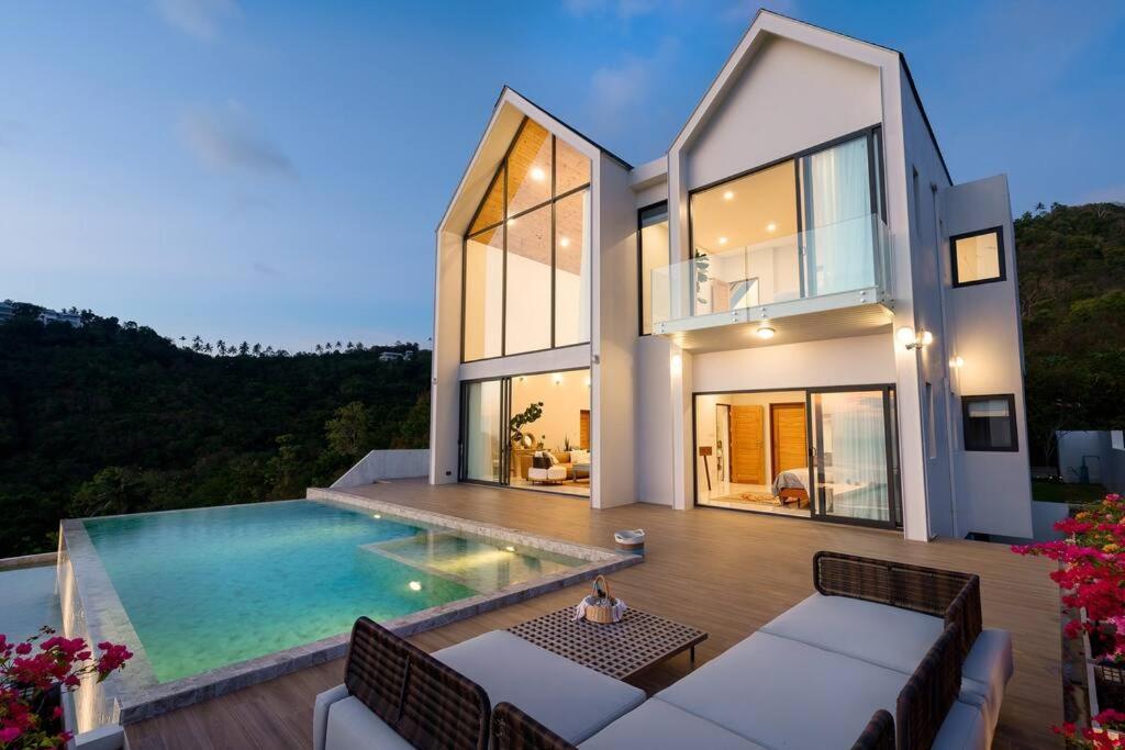 Villa Soma Samui 3 Bedroom Seaview Sunset Pool Villa 苏梅岛 外观 照片